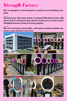 Coque de photomaton portable ovale pour iPad 10.9, support de photomaton pour selfie, kiosque de photomaton pour iPad, fournitures de fête, photomaton pour iPad