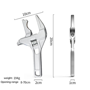 Nhà Máy Bán Hàng Trực Tiếp Spanners Bán Như Hot Bánh Bạc Thông Tư Arc Loại Cơ Sở Có Thể Điều Chỉnh Phòng Tắm Cờ Lê - Product Image 2