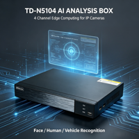 Caja de Análisis Inteligente con IA Edge, Decodificador de Video H.265, Detección Facial, Humana y de Vehículos, Servidor de IA CCTV para Cantina de Obra