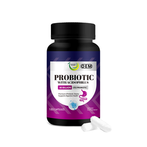 Capsules Probiotiques Concentrées Haute Activité à Dose Fixe, Faciles à Absorber, Nourrissent les Intestins Sans Irritation, Soutiennent la Flore - Product Image 1