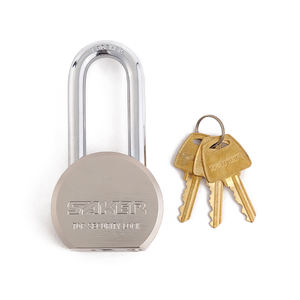 Venta <span class=keywords><strong>de</strong></span> fábrica Cerraduras americanas <span class=keywords><strong>de</strong></span> <span class=keywords><strong>seguridad</strong></span> para el hogar <span class=keywords><strong>de</strong></span> alta calidad <span class=keywords><strong>Candado</strong></span> redondo <span class=keywords><strong>de</strong></span> acero con grillete largo antioxidante - Product Image 6