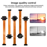 Modul kamera OV5640 lensa ultra wide angle 5-megapiksel antarmuka DVP 100/120/130/200 derajat 3.6MM dapat digunakan untuk modul ESP32