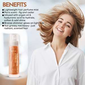 Aceite esencial de perfume para el cabello Sluj: un producto reflexivo que combina fragancia y cuidado del cabello. - Product Image 3