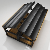 Vente au détail supermarché magasin épicerie en bois métal conception produire Type 3/4/5 couches étape banane Riser présentoir étagère