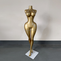 Mannequin BBL Femme Grande Taille en Fibre de Verre, Modèle Sans Tête, Taille L, Taille Fine, Poitrine et Fesses Généreuses, Corps Entier