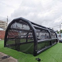 Taille personnalisée durable 40ft Pop Sale géant gonflable Cage de frappe de baseball Cage d'entraînement de baseball Jeu de sport