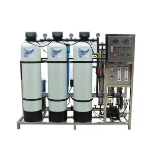 Industrial 750 LPH RO Reverse Osmosis System Steel Water Purifier Machine with Sand Filter for Factory Water Treatment