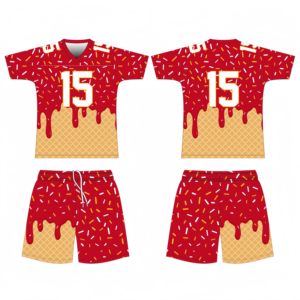 Özel kırpılmış amerikan futbolu Jersey Vintage Streetwear hayranları futbol formaları şort setleri kadınlar Boxy amerikan futbolu gömlek - Product Image 3