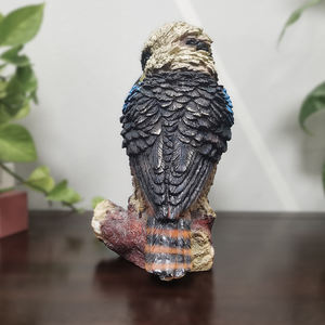 เรซินหัวเราะ Kookaburra นกประติมากรรมรูปแกะสลักสัตว์ออสเตรเลีย - Product Image 6