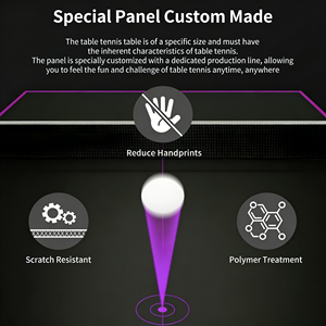 <span class=keywords><strong>Table</strong></span> <span class=keywords><strong>de</strong></span> tennis <span class=keywords><strong>de</strong></span> <span class=keywords><strong>table</strong></span> d'extérieur haute élasticité, rebond optimal, pour club et entraînement professionnel - Offre Spéciale - Product Image 5