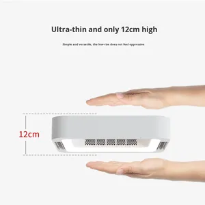 Phổ Đầy Đủ Không Cánh Quạt Trần LED Chiếu Sáng DC Động Cơ Điều Khiển Từ Xa 3-Tốc Độ Bề Mặt Gắn Hiện Đại ABS Phòng Ngủ Phòng Khách - Product Image 3