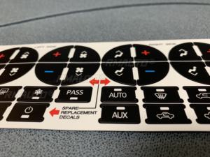 Repuesto de Control de Clima, Piezas Interiores, Adhesivo para Botón de Aire Acondicionado en el Tablero para Tahoe, Suburban, Avalanche, Silverado, Yukon - Product Image 5