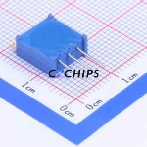 Résistance/potentiomètre réglable 3296W-1-502, composant traversant (THT), résistance 5 kOhm 10 % - Product Image 2