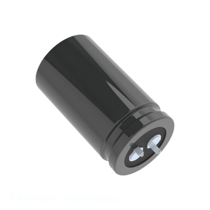 ตัวเก็บประจุแบบ Through Hole รุ่น E91F501VSN391MA65U 390 uF CAP ALUM 500V POLAR จากผู้ผลิต - Product Image 1