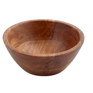 Cuencos de madera de diseño tallados a mano para servir, mezclar ensalada, sopa, cuenco de sopa de ensalada de madera de acacia hecho a mano - Product Image 6