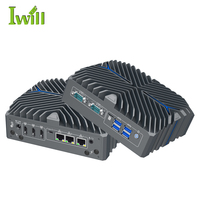 Baru 14th Gen Core Ultra 5 125U tertanam Desktop Pc 3HD 3LAN 2COM RS485 DDR5 portabel tanpa kipas PC Mini untuk Robot
