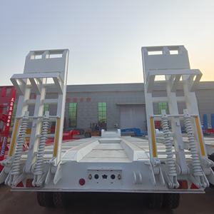 <span class=keywords><strong>รถ</strong></span>พ่วงบรรทุกอาหาร 3/4/5 เพลา 50-160 <span class=keywords><strong>ตัน</strong></span> สำหรับขนส่งเครื่องจักรหนัก <span class=keywords><strong>รถ</strong></span>พ่วงพื้นเรียบแบบกึ่งพ่วงสำหรับขาย - Product Image 2