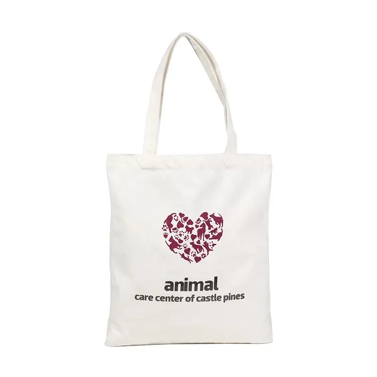 Promozione regalo pubblicità Logo personalizzato borsa per la spesa in cotone resistente borsa Tote in tela sfusa per eventi