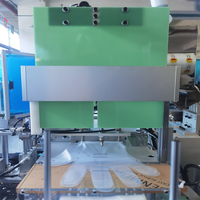 Machine d'emballage numérique automatique pour gants pliables en plastique PE jetables à quatre côtés, qualité alimentaire