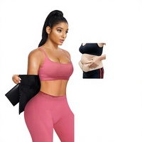 Ceinture amincissante TrainingGirl pour femme en néoprène, corset de maintien avec fermeture auto-agrippante, contrôle du ventre, bande de sudation pour l'entraînement