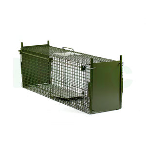 Extra Grande 160X50X55cm Puertas de entrada doble <span class=keywords><strong>Trampa</strong></span> de visón Castor <span class=keywords><strong>Jaula</strong></span> <span class=keywords><strong>para</strong></span> <span class=keywords><strong>perros</strong></span> <span class=keywords><strong>Trampa</strong></span> Trampas <span class=keywords><strong>para</strong></span> animales - Product Image 3