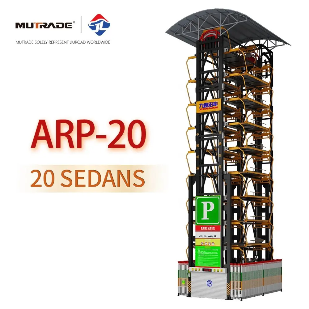 Space Saving Multi Levels Rotating Car Parking System