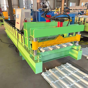 Небольшая черепица для изготовления 800 глазурованная металлическая черепица пресс-машина - Product Image 2