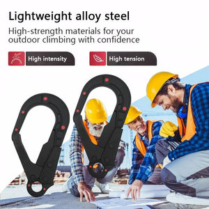 Jensan Logo personnalisé Double <span class=keywords><strong>Action</strong></span> Crochet Isolation Surmoulé Échafaudage pour l'industrie lourde Électricien Travail Diélectrique Corde Snap - Product Image 2