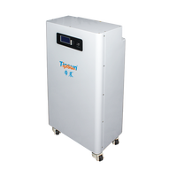Batterie LiFePO4 15 kWh, pack de batteries Tipsun 51,2 V 314 Ah, stockage d'énergie solaire domestique au sol, batterie au lithium