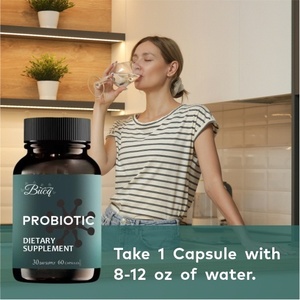 Probióticos para la Salud Digestiva, Probiótico Intestinal con Xilooligosacáridos, Tributirina, Difidobacterium, Cápsulas Veganas Sin Gluten - Product Image 1