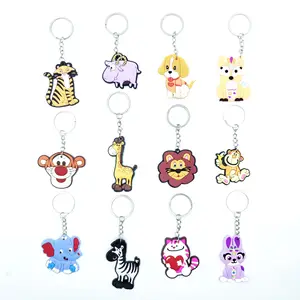 Custom 2d Soft Pvc Keychain Key Chain Logo Soft Rubber Keychains Silicone Keyring Rubber Personalized 3d Customized KEY CHAIN