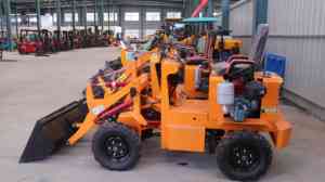 Điện mini sử dụng bánh xe tải máy kéo với kết thúc trước <span class=keywords><strong>loader</strong></span> DIESEL giá - Product Image 2