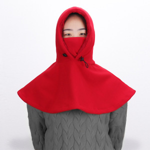 Cache-cou de cyclisme Yueli en polaire, chaud et anti-poussière, pour l'hiver, noir - Product Image 2