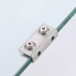 Nhà Máy Trực Tiếp Hộp Vuông Tempered Glass Góc Kệ Duy Nhất Treo Góc Kệ Kính Chrome Nickel Bàn Chải Phòng Tắm Kệ - Product Image 5