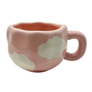 Tasse à petit-déjeuner en céramique faite à la main, nouvelle tasse à flocons d'avoine pour thé au lait, cadeaux de cuisine en poterie pour femmes, tasses à thé et soucoupes - Product Image 4