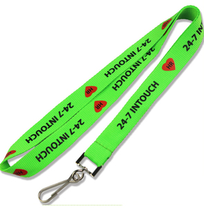Cordon de cou personnalisé en polyester écologique avec crochet, pour téléphone portable, par sublimation, gaufrage et sérigraphie - Product Image 3