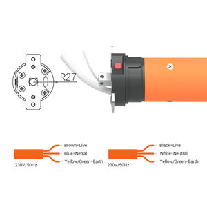 <span class=keywords><strong>Volet</strong></span> roulant électrique moteur tubulaire pour rideaux <span class=keywords><strong>de</strong></span> fenêtre intérieurs horizontaux pour cuisine chambre salon balcon <span class=keywords><strong>blocage</strong></span> - Product Image 5