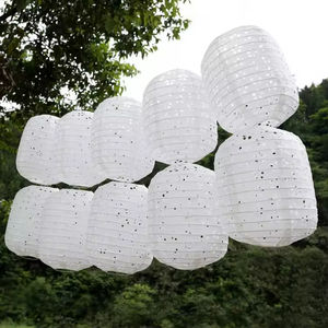 Hstyle 2025, gran oferta, venta al por mayor, lámpara hecha a mano de estilo japonés, linterna de papel Simple creativa, lámpara de papel de <span class=keywords><strong>arroz</strong></span> SD555 para decoración de cumpleaños - Product Image 1