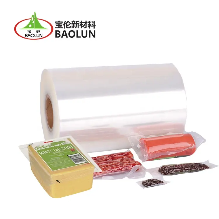 PA/PE Nylon Cheese Plastic Packaging Material Pouch Sheets Thermoforming Film For Thermoforming Machine