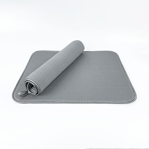 <span class=keywords><strong>Tapis</strong></span> de comptoir de <span class=keywords><strong>cuisine</strong></span> moderne en microfibre Esun 40x50cm, très absorbant, écologique, réutilisable, pour sécher la vaisselle et l'essuyage de la table à la maison - Product Image 3