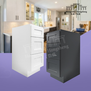 Spedizione gratuita Shaker stile VSD1221 Vanity 3 cassettiere 12 "W X 34.5" H X 21 "D bagno moderno vanità per appartamento - Product Image 1