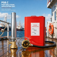 Unité d'application de mousse marine portable PQ8.C, réservoir en acier inoxydable de 20 L, lance d'incendie, système de lutte contre l'incendie pour navires
