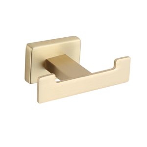 Set di 6 <span class=keywords><strong>Accessori</strong></span> per Bagno in Oro Spazzolato, Design Quadrato, Montaggio a Parete - Product Image 5