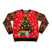 Dancinova Pulls en acrylique à manches longues en tricot avec LED pour Noël, unisexe, pour les fêtes de Noël, taille XXL