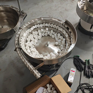 เครื่องป้อนแบบสั่นสำหรับฝาขวดอัตโนมัติส่วนประกอบหลักของมอเตอร์แบบ PLC รับประกัน1ปีสำหรับป้อนฝาขวดที่มีประสิทธิภาพ - Product Image 1