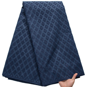 Di alta qualità blu Navy africano per merletto svizzero in pizzo strass stile Vintage per <span class=keywords><strong>eleganti</strong></span> abiti da festa da <span class=keywords><strong>uomo</strong></span> - Product Image 1