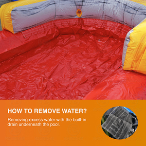 <strong>T</strong>-Rex Jungle Theme Inflatable <strong>Slide</strong> Commercial Grade Backyard Blow up Water <strong>Slides</strong> With Pool for Kids and Adults With Blower - Product Image 5