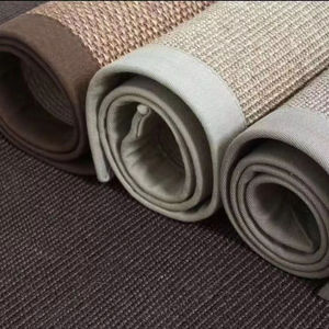 Tapis en sisal naturel de haute qualité, bouclette fine, pelucheux, écologique, antidérapant, extra épais - Product Image 3