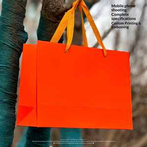 Bolsa de Cartón Kraft con Asas de Cuerda y Logotipo Impreso en Offset para Empaque de Tiendas de Ropa y Calzado - Product Image 6