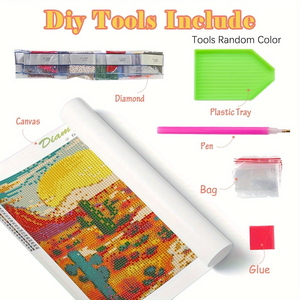 Chenistory bricolage passe-temps diamant peinture cuisine <span class=keywords><strong>maison</strong></span> <span class=keywords><strong>point</strong></span> <span class=keywords><strong>de</strong></span> <span class=keywords><strong>croix</strong></span> <span class=keywords><strong>broderie</strong></span> paysage décoration murale bricolage cadeau - Product Image 3